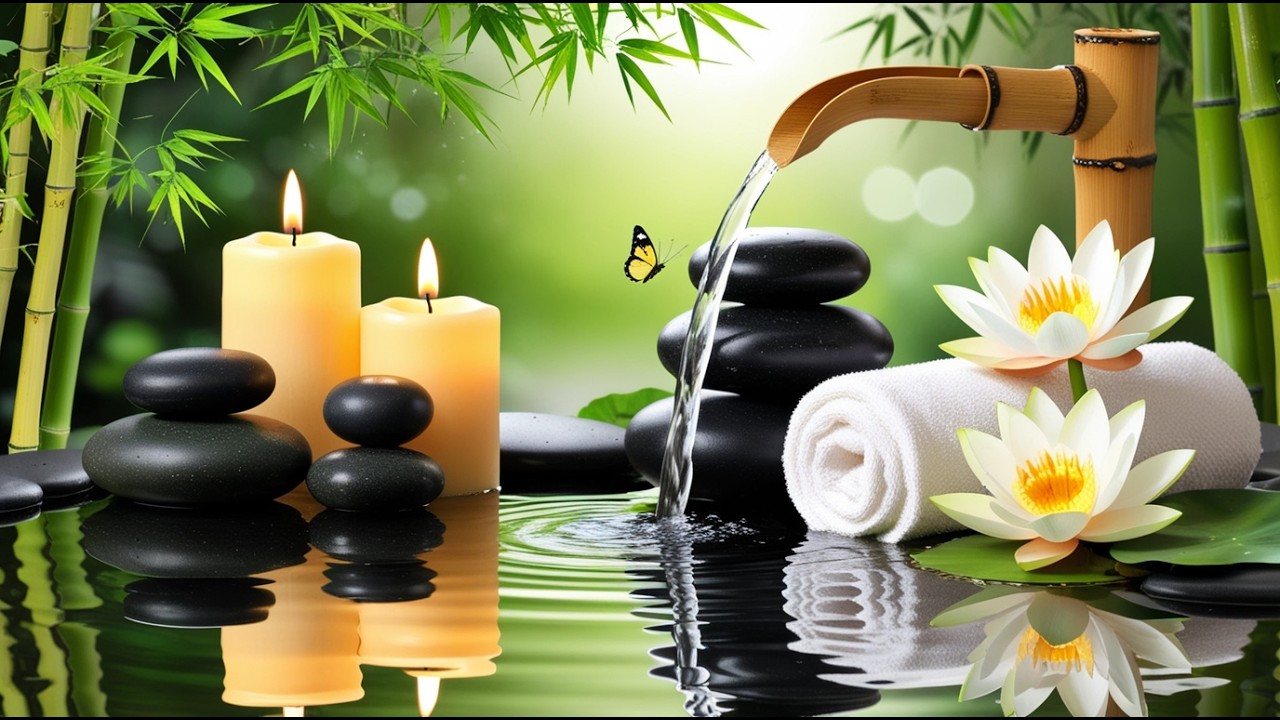 Soft Piano and Water Sounds &ndash; Calm Mind and Stress Free Sleep