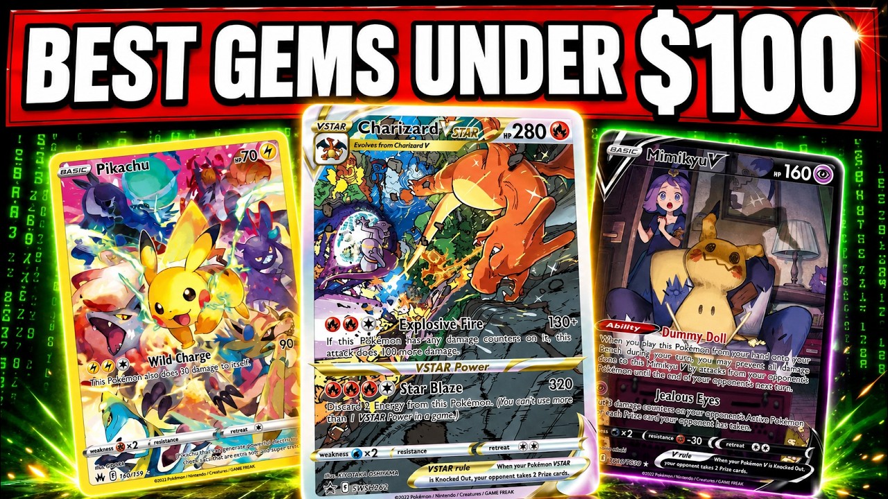 35 карт Pokemon, которые стоит купить до $100! Инвестирование в Pokemon при ограниченном бюджете ...