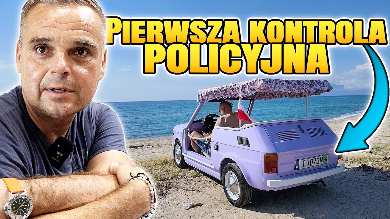 Jedziemy Fiatem 126 Jolly z Włoch do Polski. Odwiedzamy Muzeum Vespa