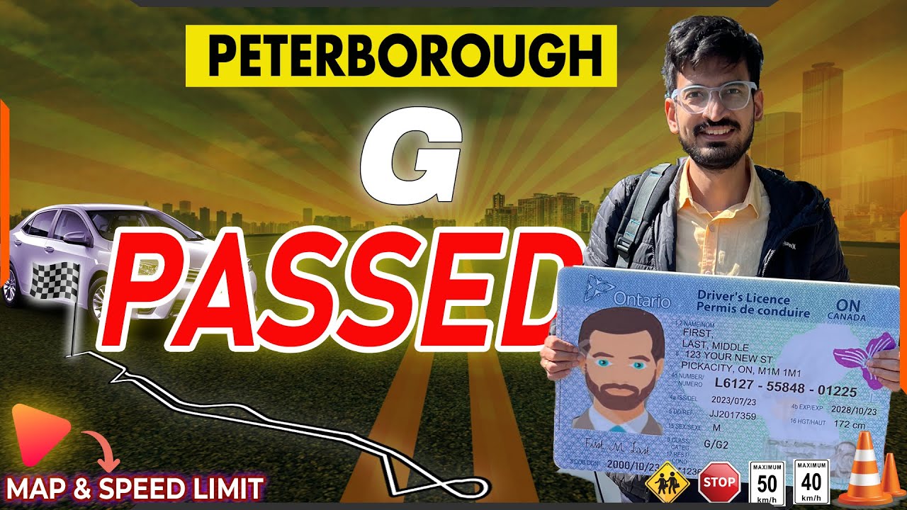 Peterborough G Full Road Test | Real Road Test | Modified Route | Student Nailed It |