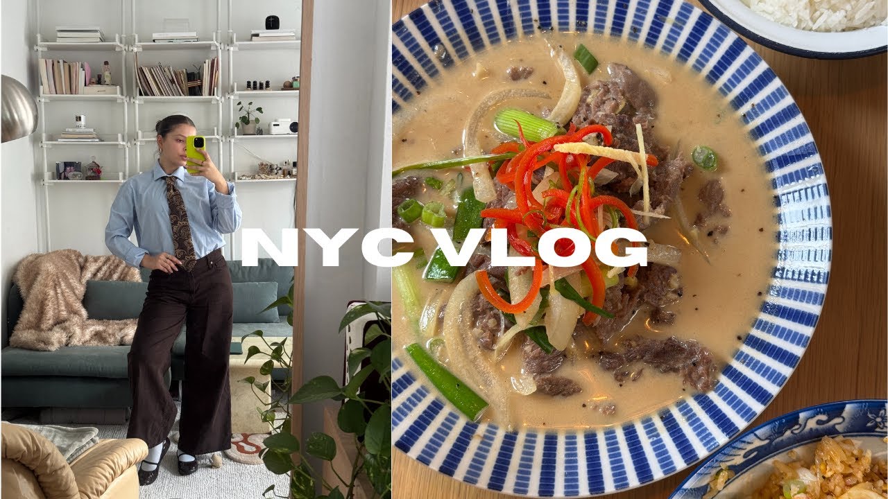 NYC Vlog: Cozy Moments, Broadway Shows & Paris Sneak Peek!