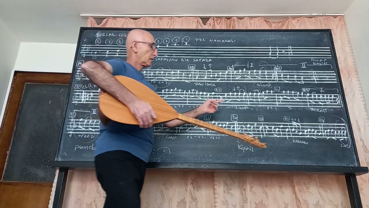 Bağlama Dersi: Bir Şafaktan Bir Şafağa(Solfej) 