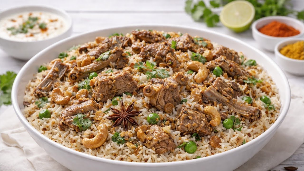 make easy mutton pulao recipe  ||cookingwithazralive