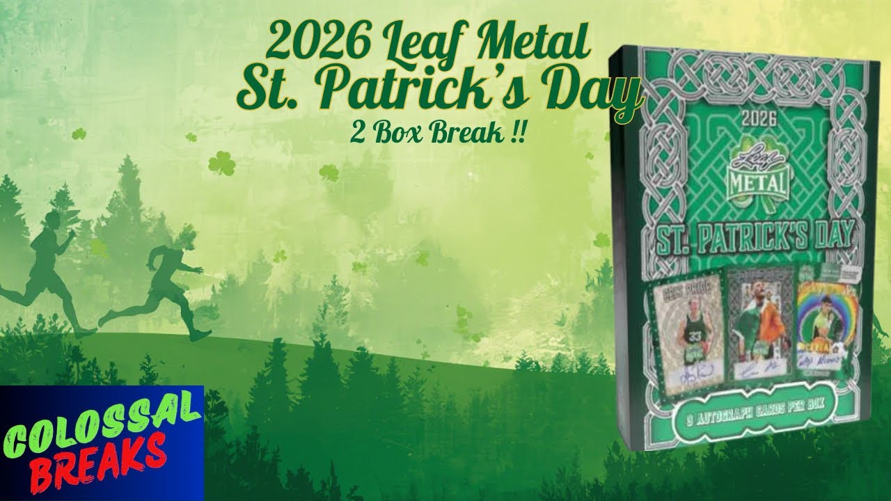 Коллекционные металлические карточки Leaf Metal ко Дню Святого Патрика 2026 года ☘️ Распаковка 2 ...