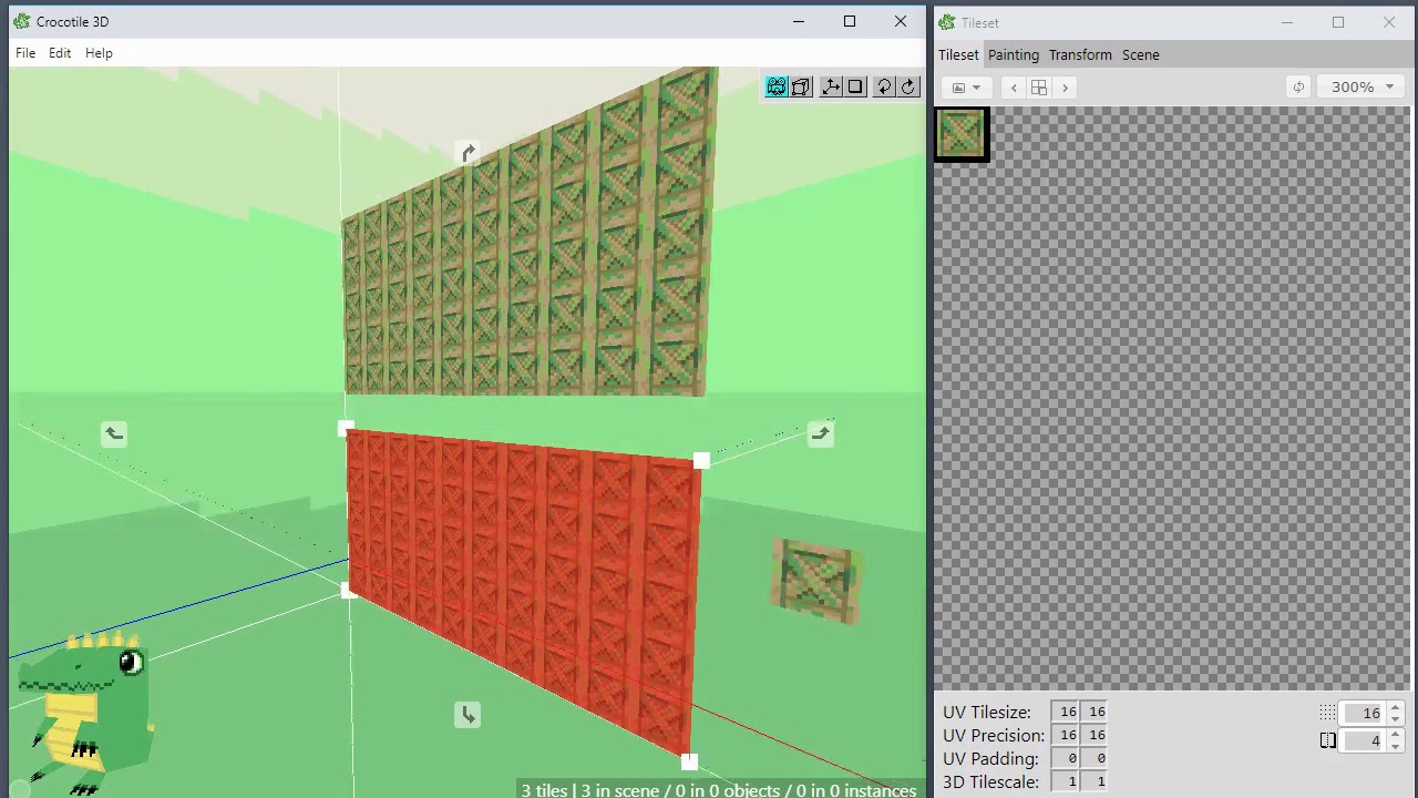 🐊 Crocotile 3D - Repeat a texture across a Tile