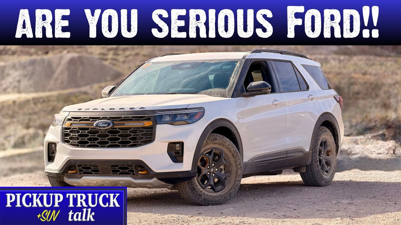 Ford Explorer Tremor 2026 — экстремальное бездорожье в Долине Смерти.