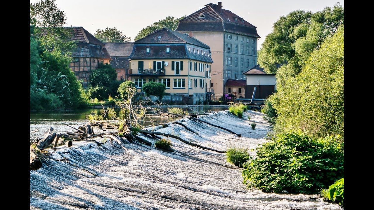 Germany, Hessen. Das Tosende Wehr bei Edermünde-Grifte.