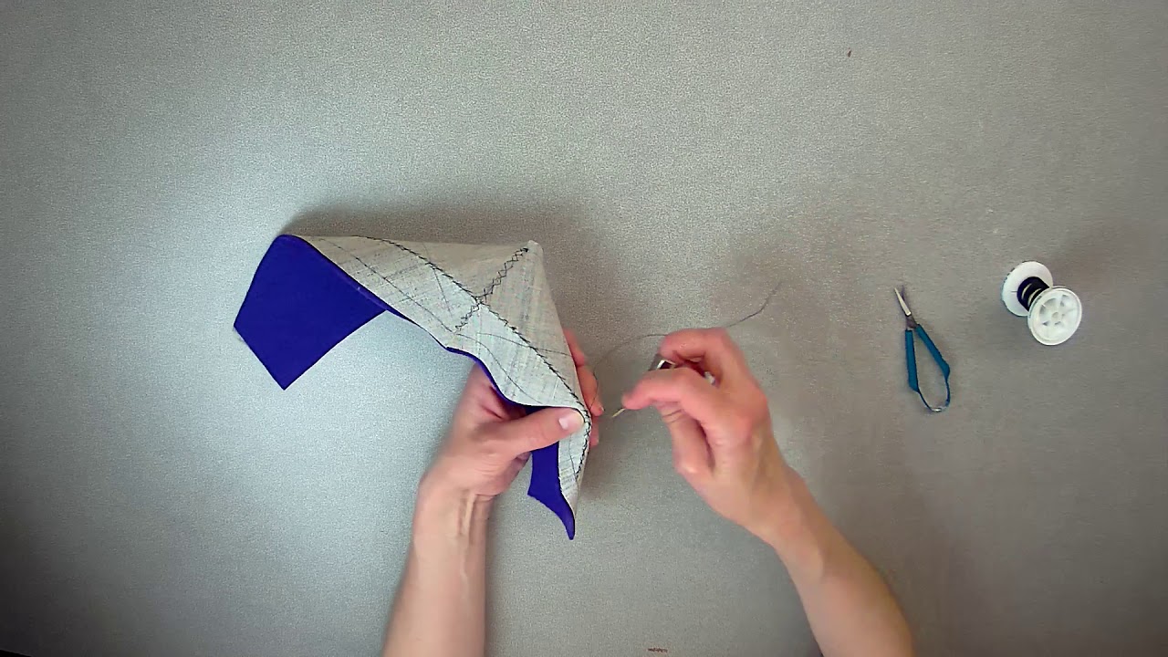 Constructing the undercollar for the tweed jacket