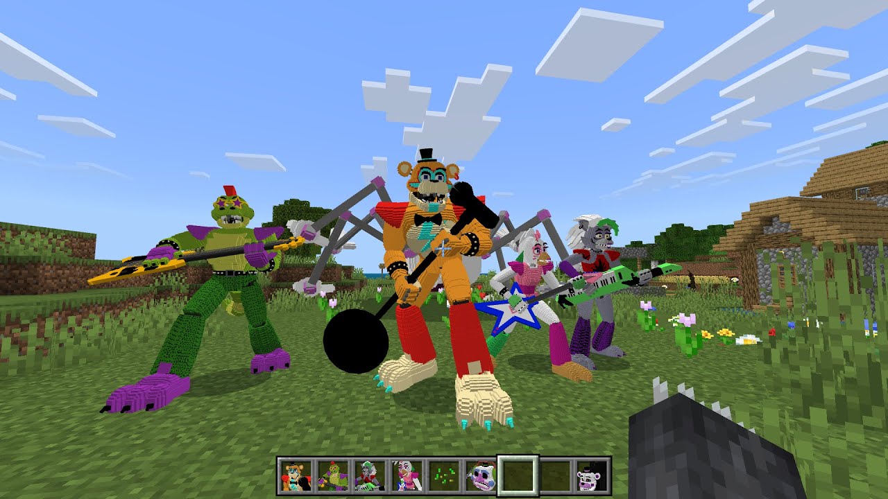 FNAF Security Breach Addon in Minecraft PE