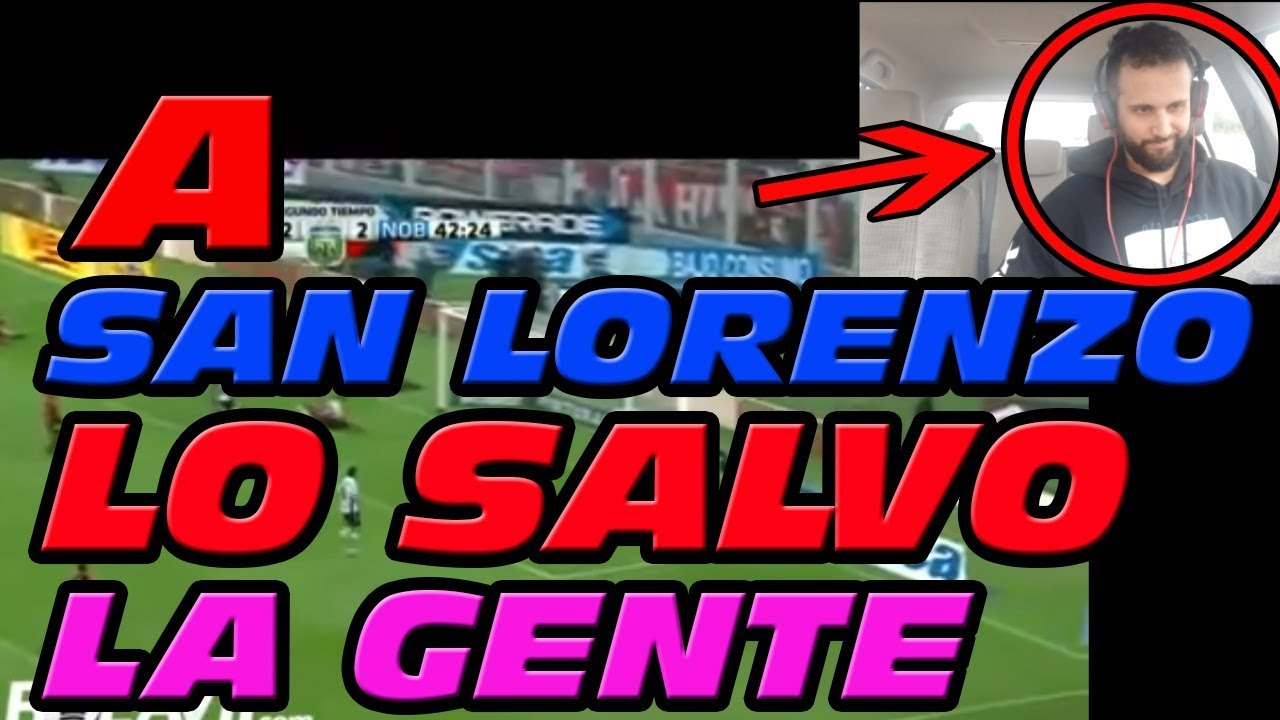 A SAN LORENZO LO SALVÓ LA GENTE [REACCIÓN] *EMOTIVO*