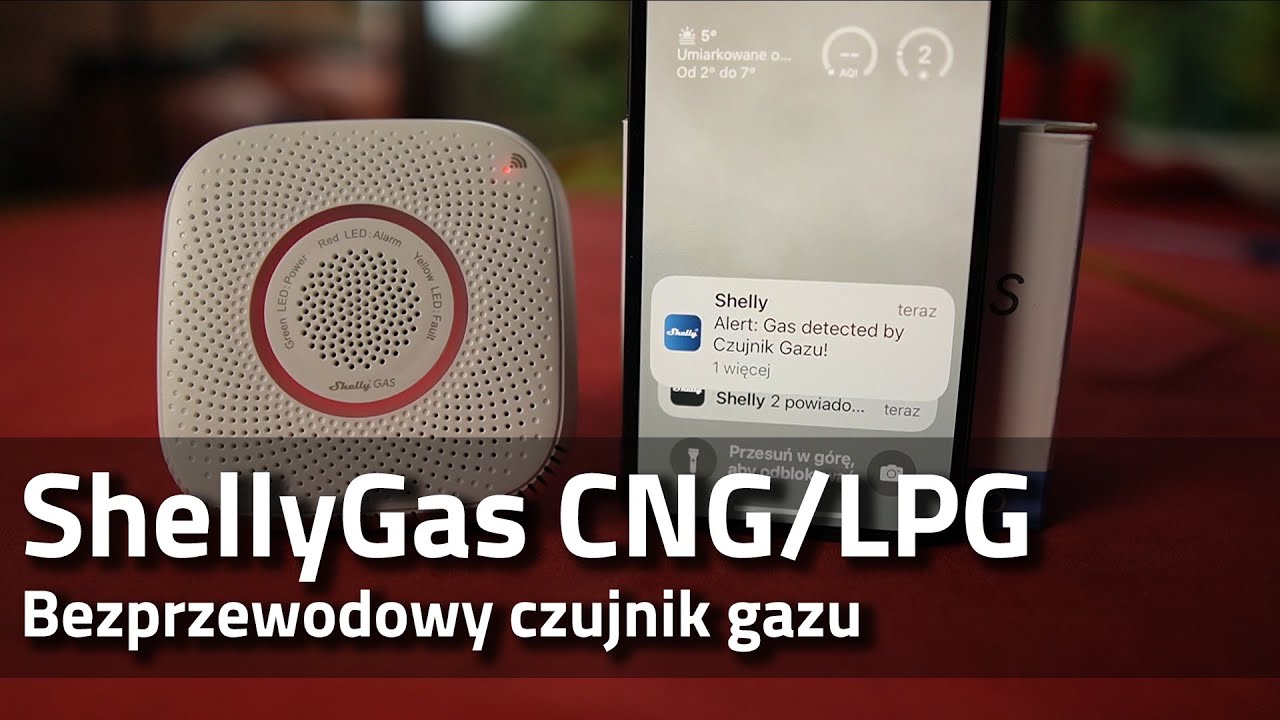 🔥 Czujnik gazu Shelly CNG/LPG #SmartnyDom