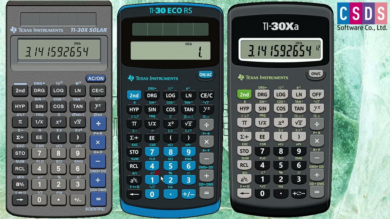TI 30a, TI 30 ECO SR and TI 30X solar Emulators