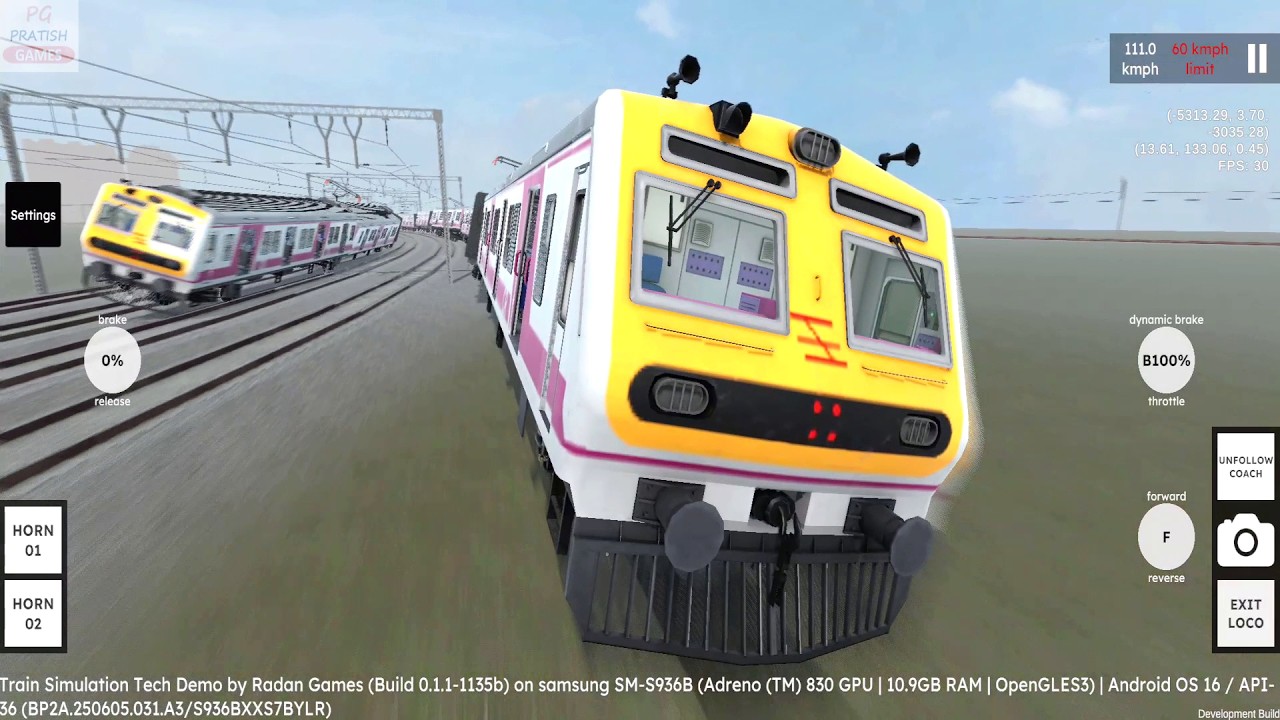 Mumbai Local Train Accident in RG Train Tech Demo Android Gameplay | Local Train Games for Android