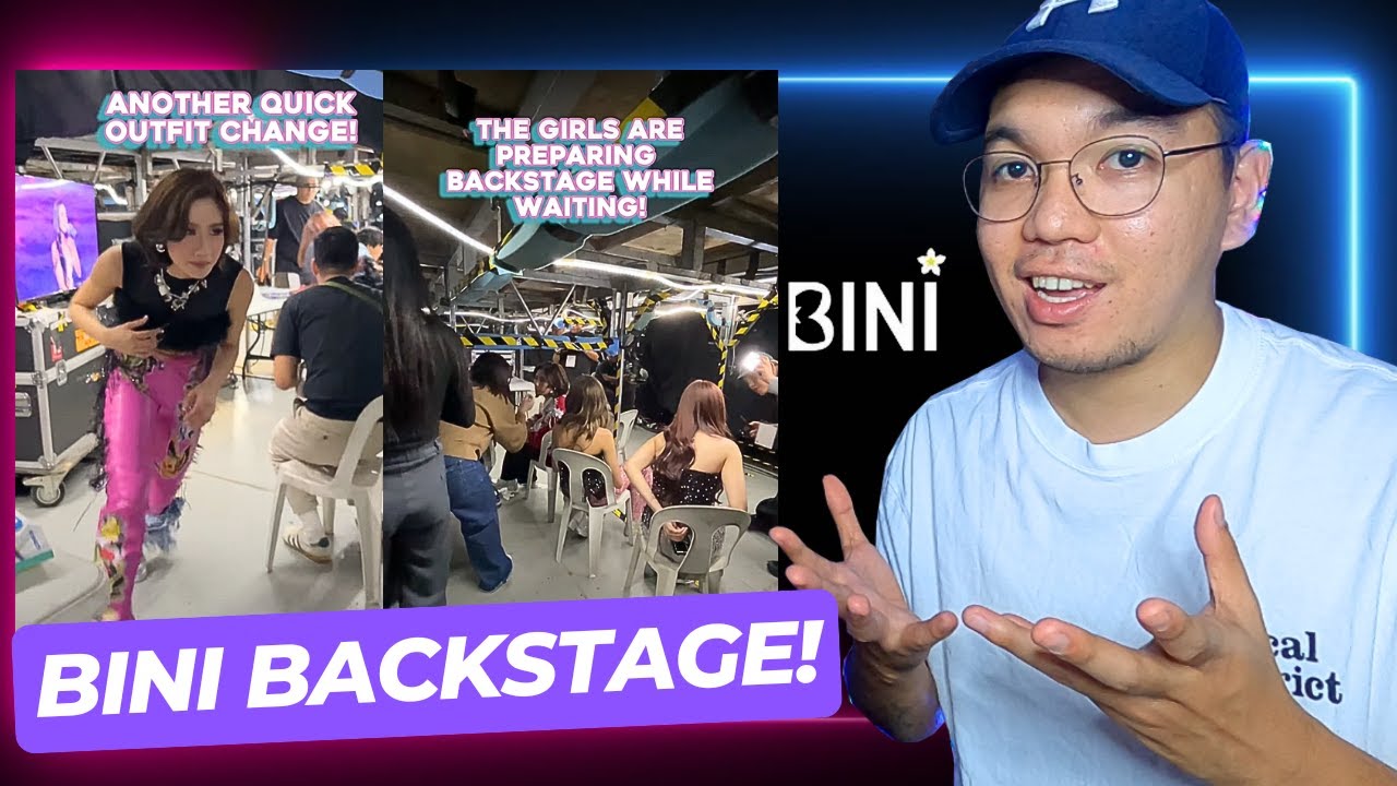 GRABE PALA ANG HIRAP NG BINI SA BACKSTAGE │ PHILIPPINE ARENA