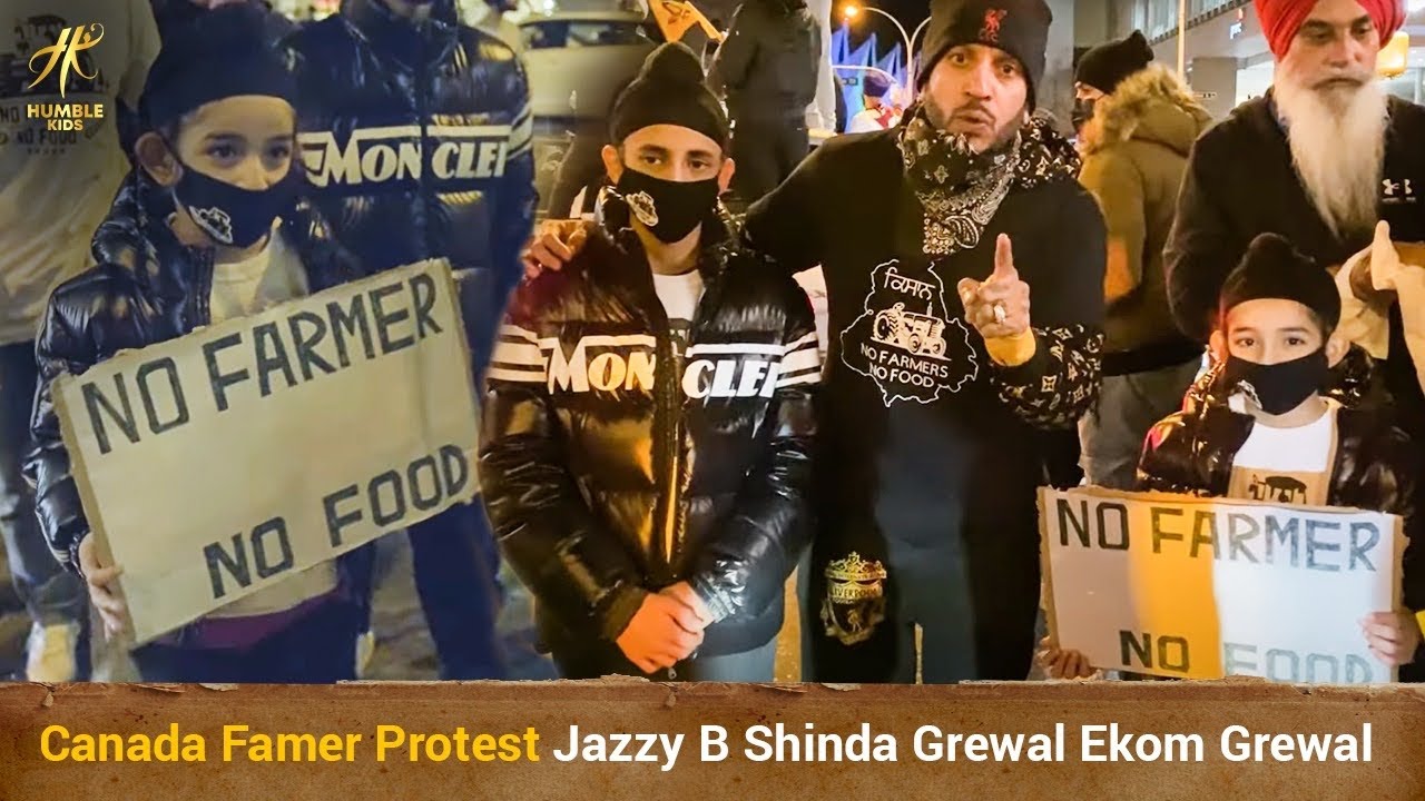 Canada Famer Protest | Jazzy B | Shinda Grewal | Ekom Grewal Humble Kids |