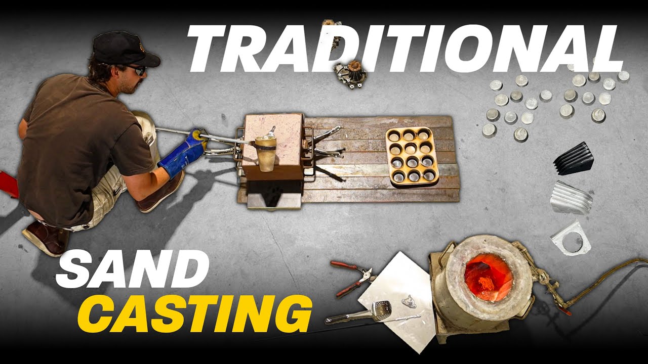 LEARNING THE BASICS: Turning Scrap into One-Off Hot Rod Parts | Traditional Sand Casting!