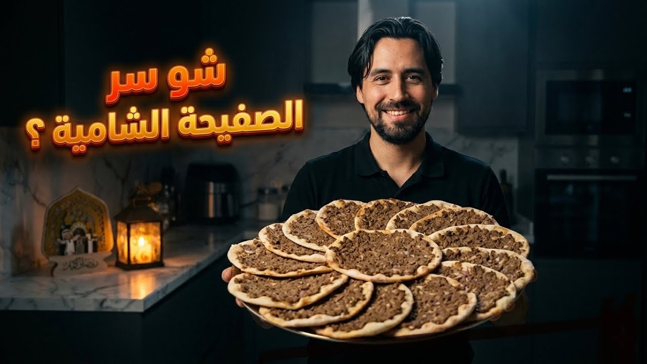 مطبخ محمد | سر الصفيحة الشامية مثل أفران الشام 😍 عجينة وخلطة مضمونة