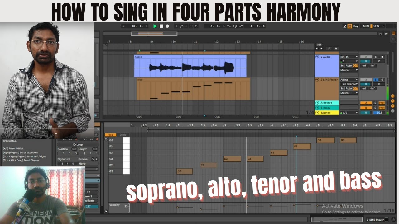 how to sing harmony worship music in Tamil