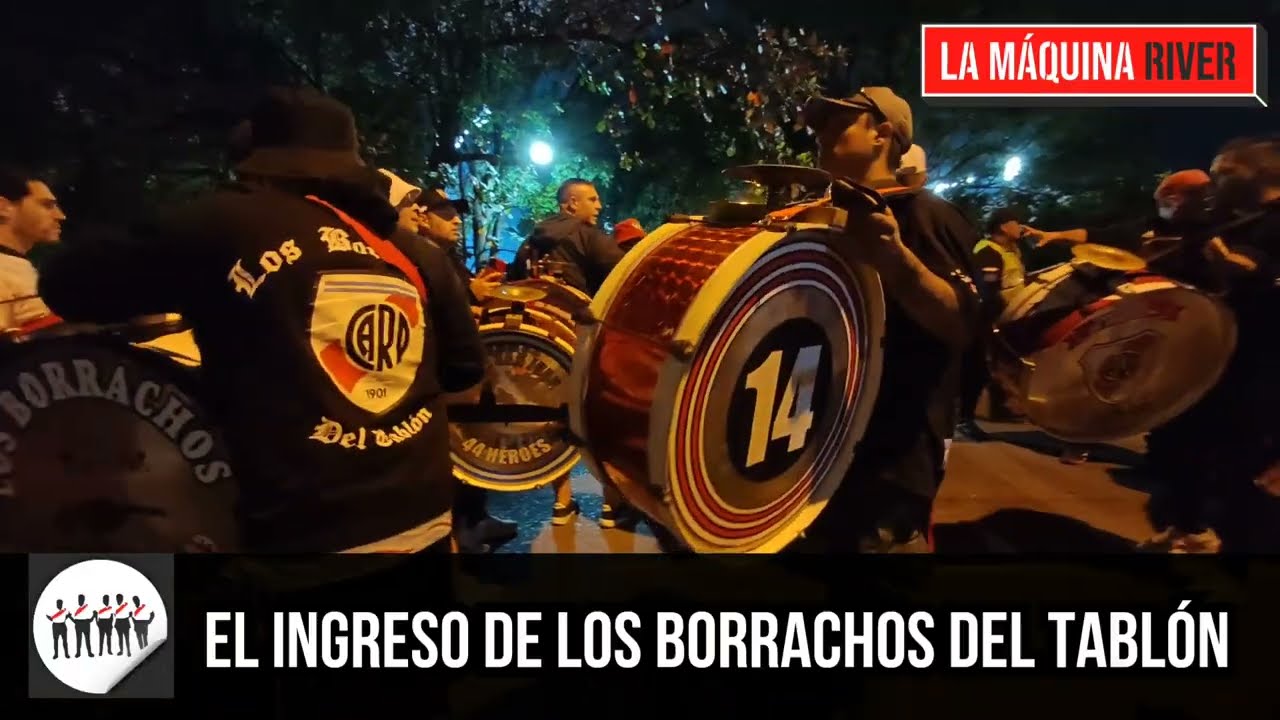 🥁 EL INGRESO DE LOS BORRACHOS DEL TABLÓN AL ESTADIO LA HUERTA DE ASUNCIÓN 🇵🇾
