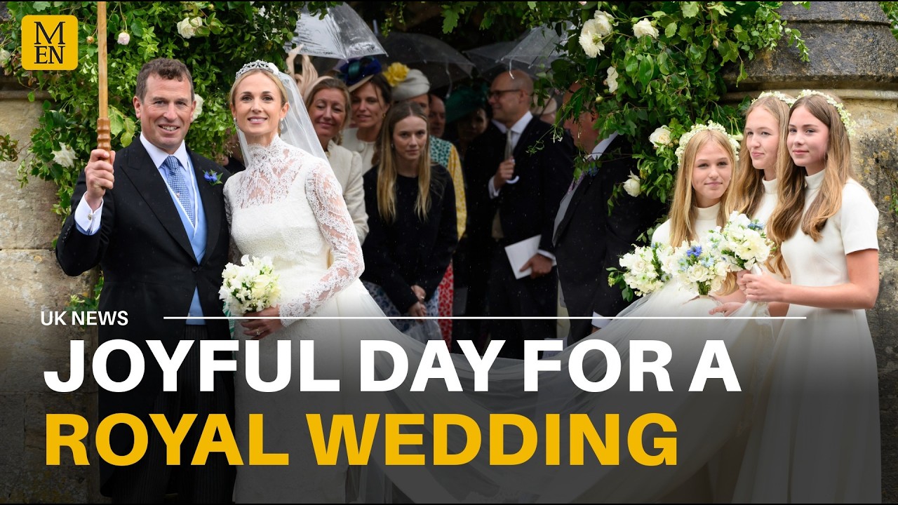 King, Queen and Prince and Princess of Wales attend JOYFUL Royal Wedding of Princess Royal&rsquo;s son
