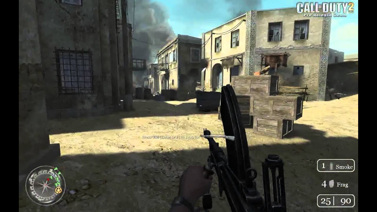 Call of Duty 2 ((Pre-release demo gameplay))