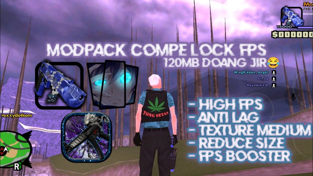 ⚔️MODPACK COMPE ANTI LAG 120MB DOANG‼️GACOR BUAT PARA PSATIR ANODOR😂