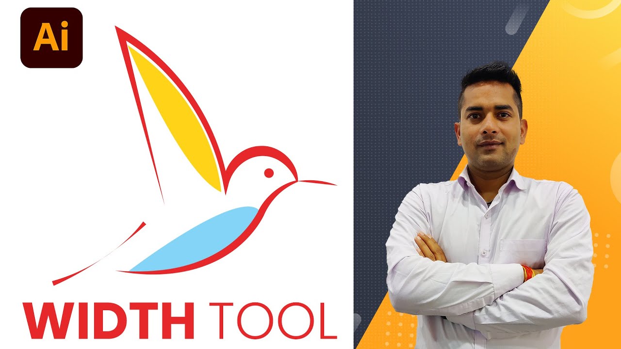 Width Tool in Adobe Illustrator CC 2022 Hindi Tutorial - Class- 13