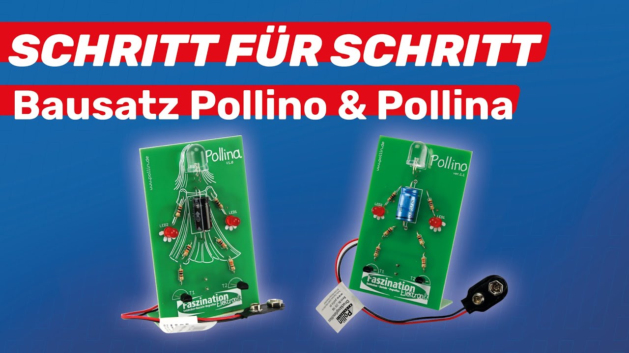 Schritt für Schritt: Bausatz Pollino V1.1 / Pollina V1.0 (Pollin Artnr. 810205/811363)