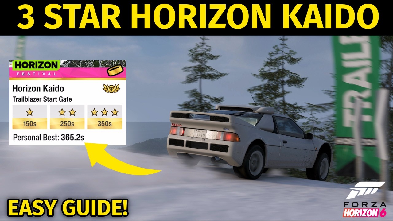 Forza Horizon 5 &mdash; Как получить 3 звезды в Horizon Kaido Trailblazer (Простой гайд)