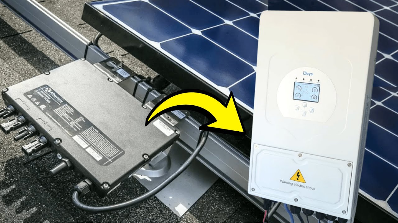 Como ligar um MICRO INVERSOR na porta GEN no Híbrido Deye | SUN-5K-SG03LP1-EU | Energia Solar