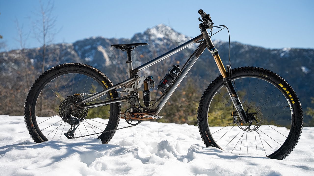 This handmade mountain bike is a work of art