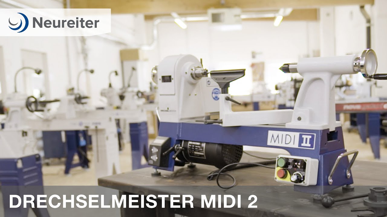 Vorstellung MIDI 2 Tischdrechselbank