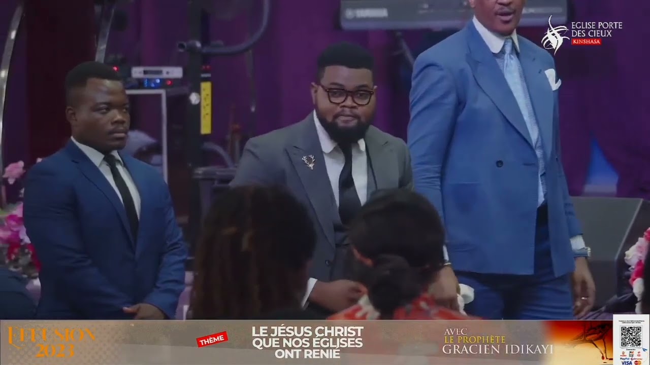Étonnant service du prophète Joel Francis tatu accompagné de son fils prophète David Kaynos Mukendi
