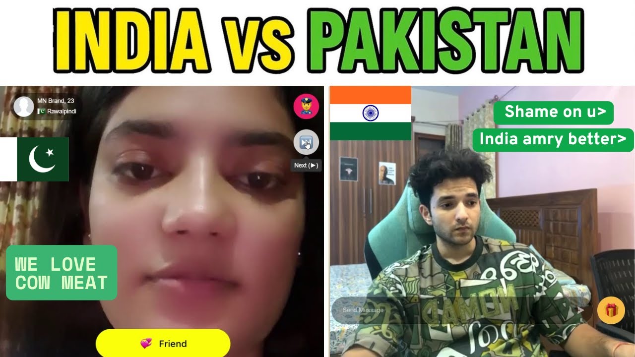 PAKISTAN VS INDIA ON OMEGLE 😱(PART 3)