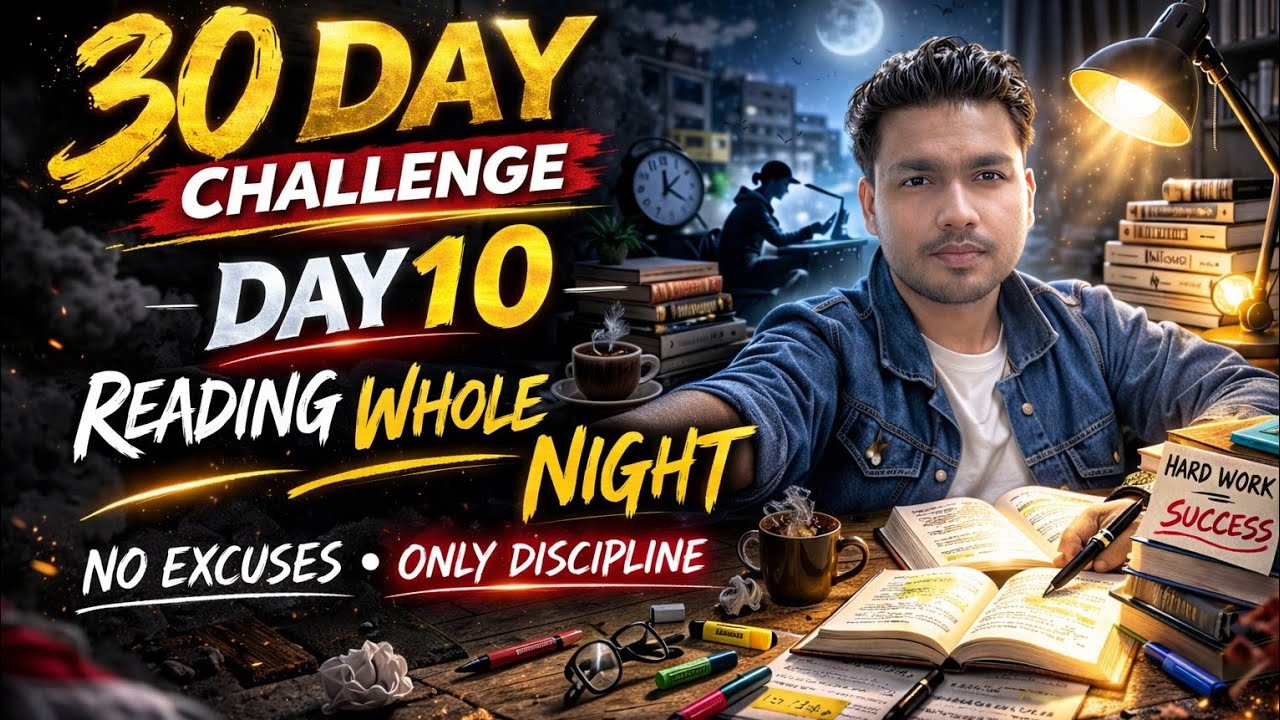 Day 10 🔥| Most People Quit Here… I Didn’t | 30 Day Study Challenge Live|Athar Islam | NNC  is live