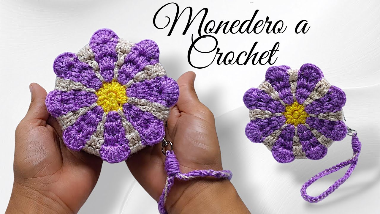 ❤ TE VA A ENCANTAR hermoso monedero tejido a CROCHET paso a paso para que lo regales en san Valentín