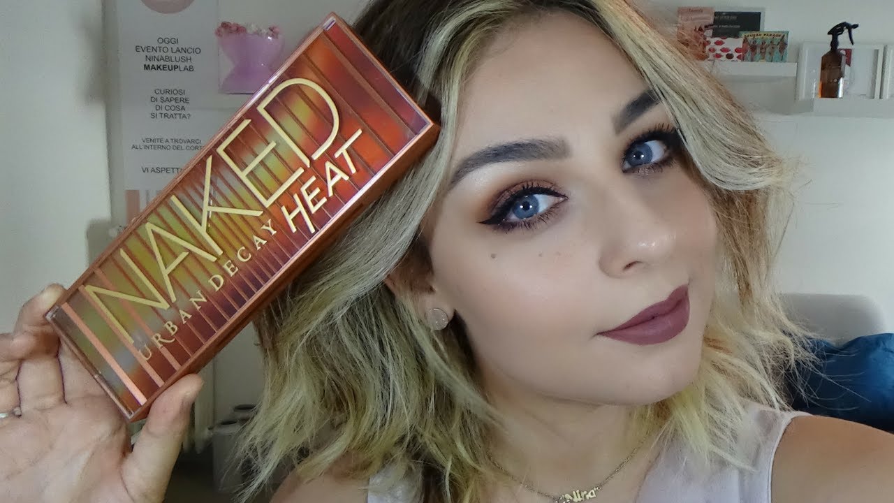 Urban Decay New NAKED HEAT Palette - Makeup tutorial trucco estate 2017+ Review 😍💕