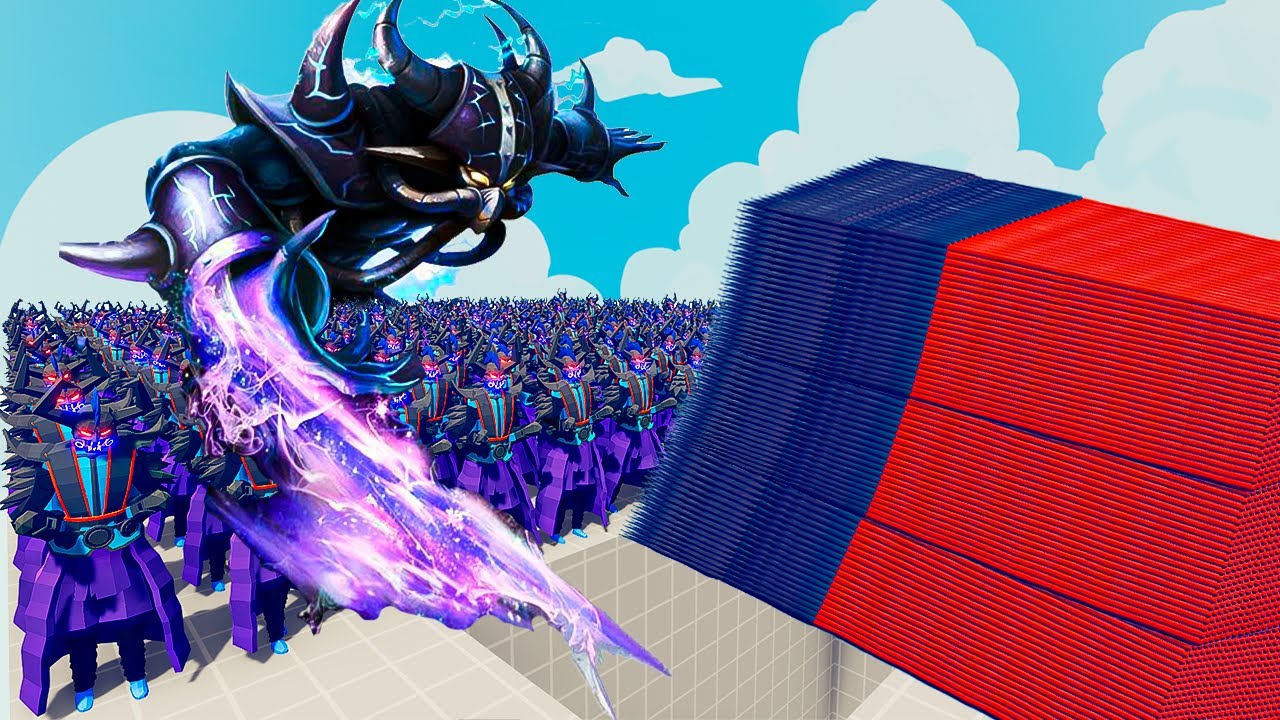 100x KASSADIN + 1x GIANT vs 3 EVERY GOD - Totally Accurate Battle Simulator TABS