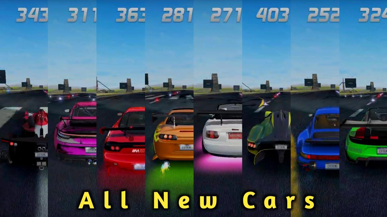 All New Cars (2025) Top Speed!🤯 | Extreme Car Driving Simulator!|🔥
