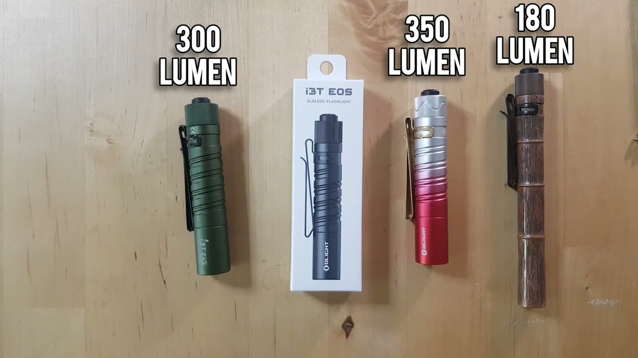Olight i3T против Olight i5T и i5R