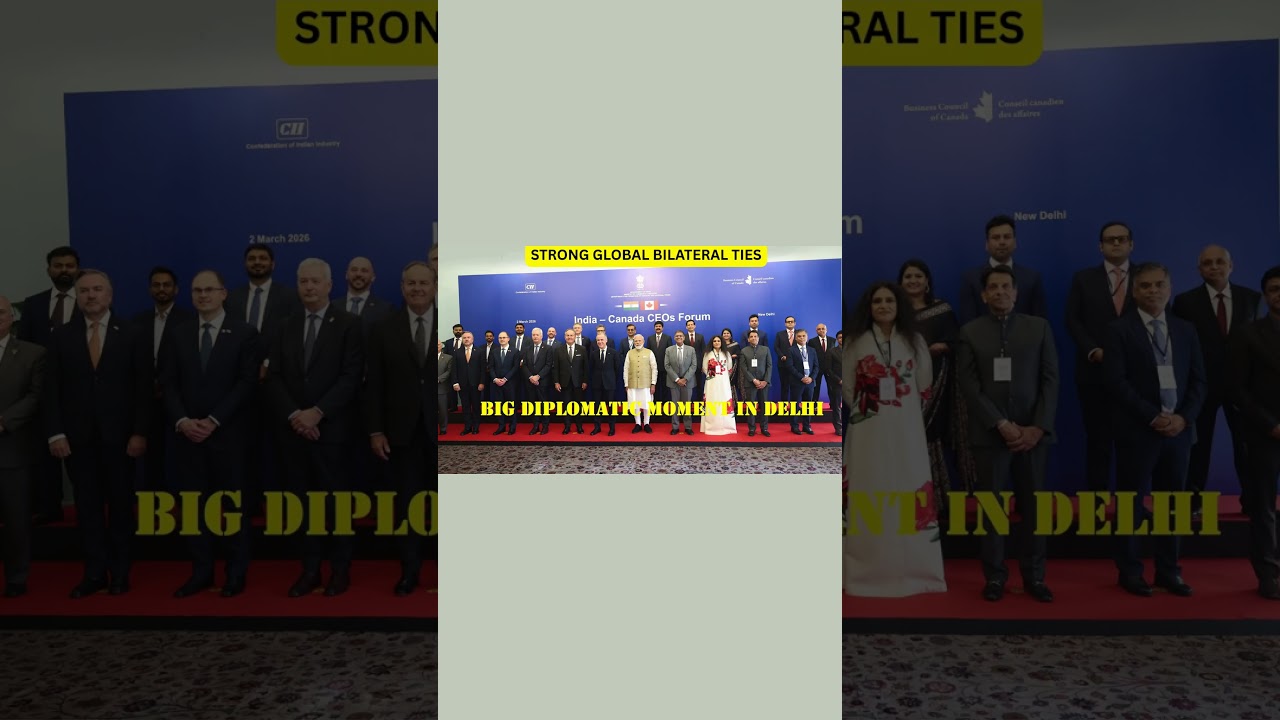 GLOBAL BILATERAL RESET PM Modi Meets Canada PM Mark Carney | India-Canada CEO Forum 2026