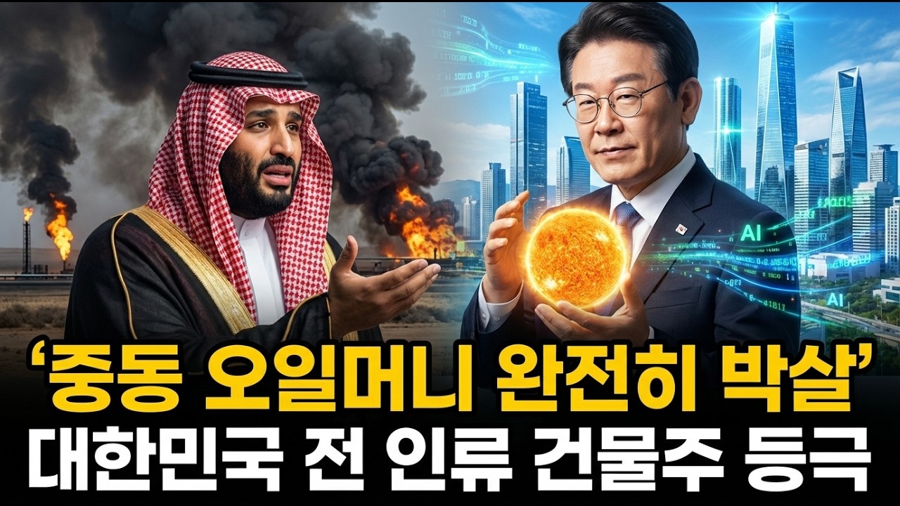 사우디 항복! 석유 시대 끝내버린 한국의 1억 도 불꽃, 전 세계가 한국 앞에 줄 서서 구걸하는 소름 돋는 이유