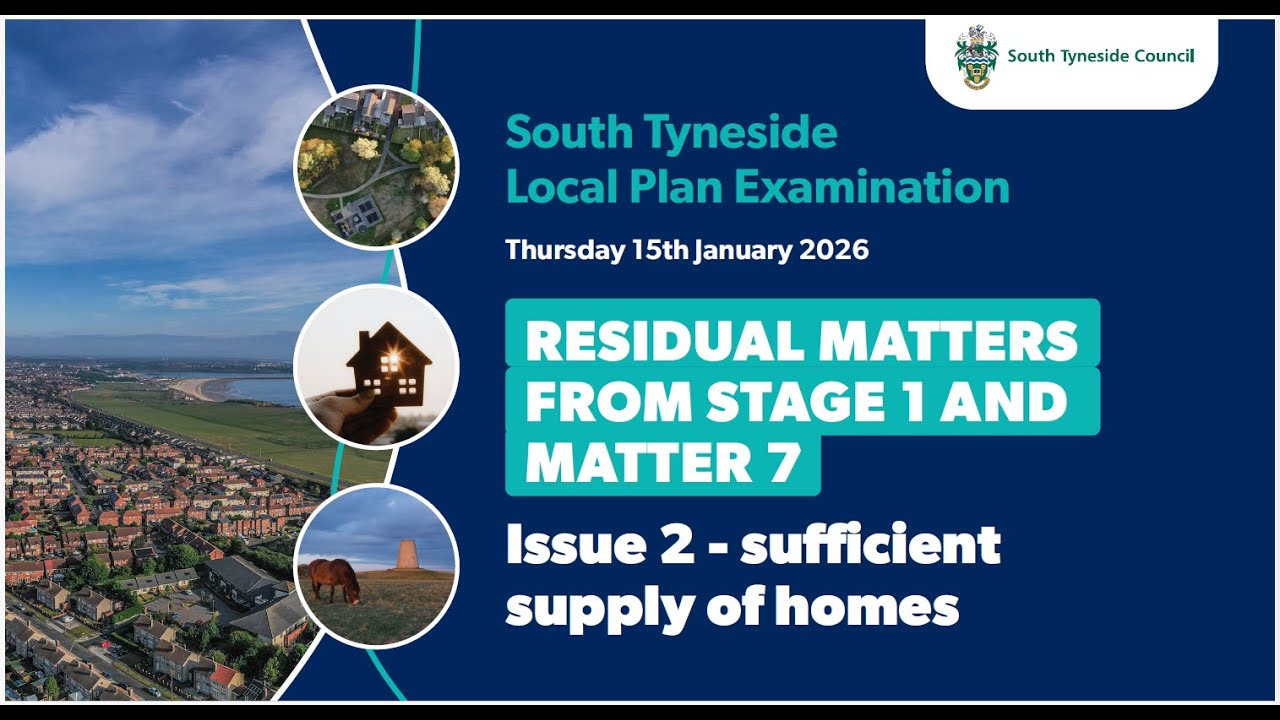 Residual matters from stage 1 and Matter 7: Issue 2 - sufficient supply of homes - Thursday 15th