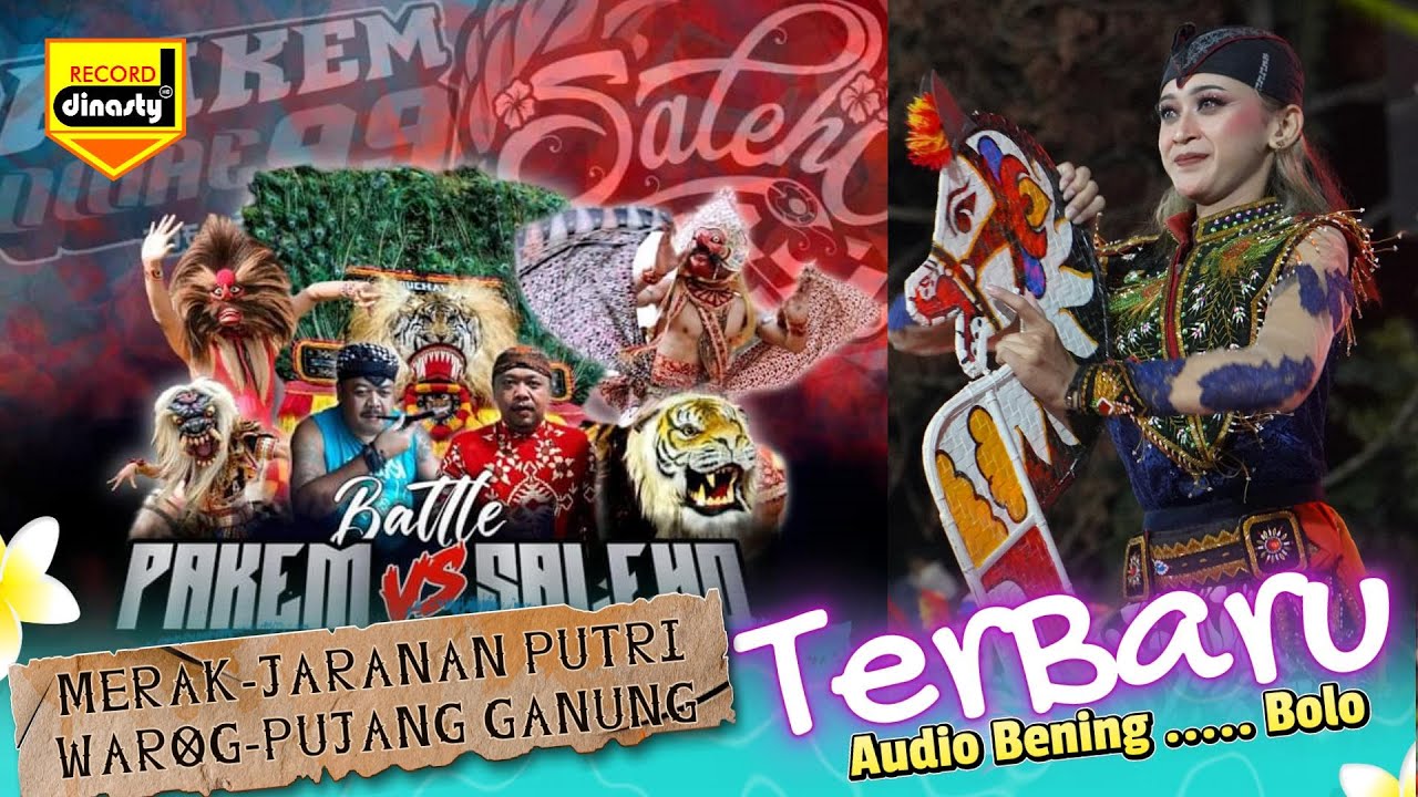 PAKEM VS SALEHO ( 1 SESEN 3 TARIAN ) TARIAN MERAK,JARANAN PUTRI,WAROG,PUJANGGANUNG
