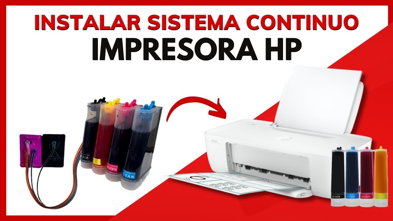 Como Instalar Sistema Continuo en Impresora HP ✅ Adaptar Sistema Continuo Impresora HP
