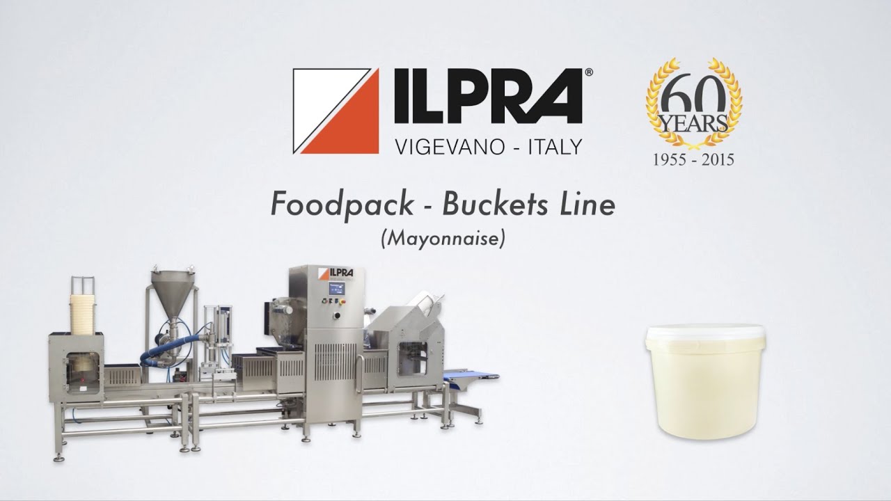 Foodpack Buckets Line - Ilpra - Mayonnaise