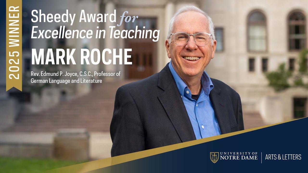 Mark Roche - 2025 Sheedy Award for Excellence in Teaching