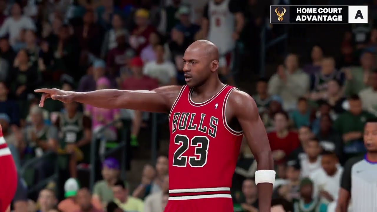 Michael Jordan Just Did a Free Throw Line Dunk in an Actual Game 😳 | Bucks vs Bulls NBA2k26 ALL-TIME