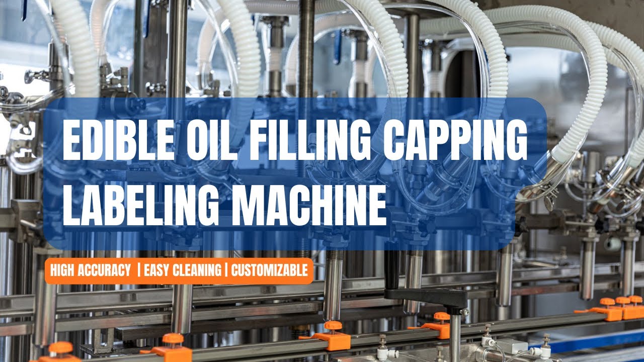 Cooking Oil Filling Line | Automatic Edible Oil Bottling & Packaging Machine
