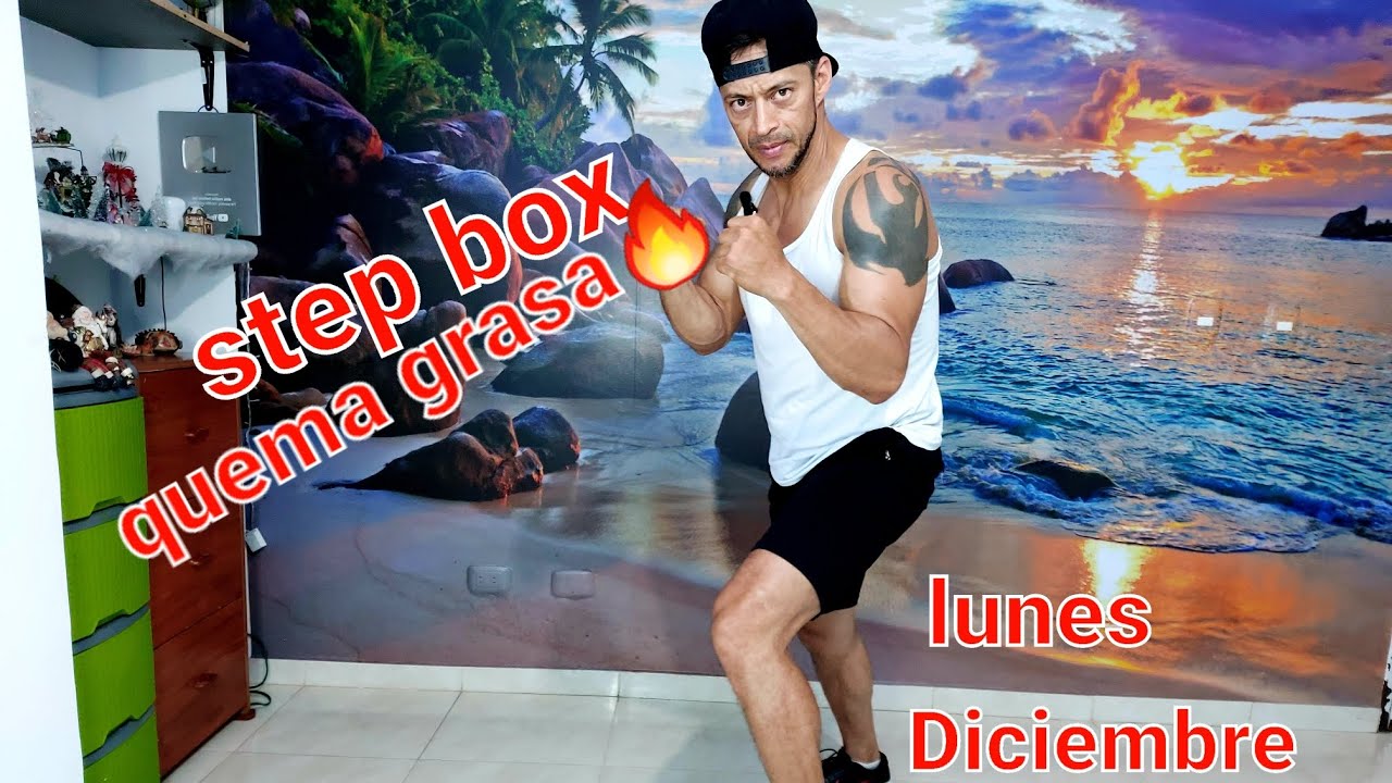 step box Rutina quema grasa para perder kilos. Ejercicio para la memoria coreografica